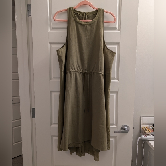**SOLD** Lululemon Mesh Overlay High-Neck Dress - Picture 3 of 7